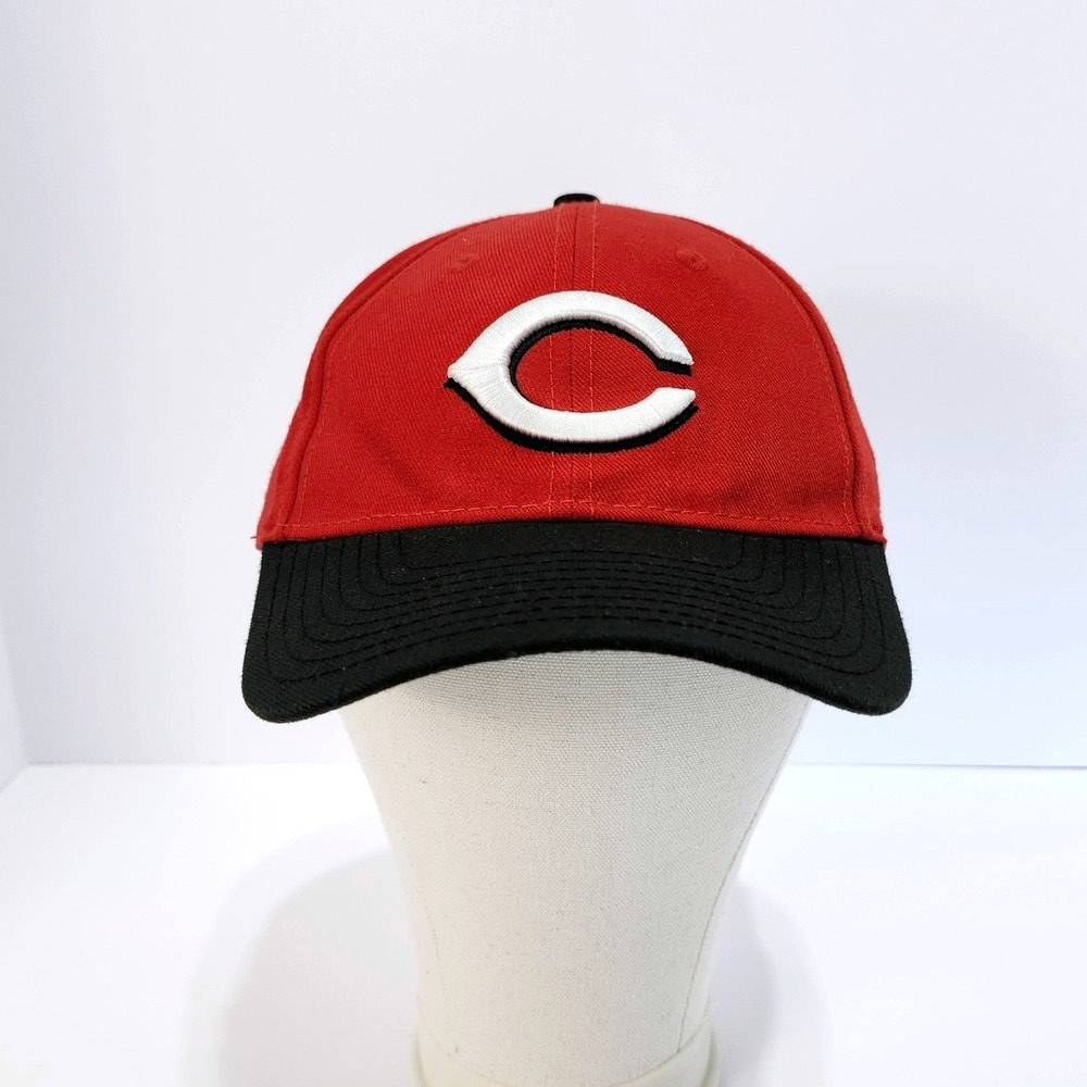 New Era‎ Cincinnati Reds Hat Mens OSFA Red Black MLB Baseball Cap Adjustable